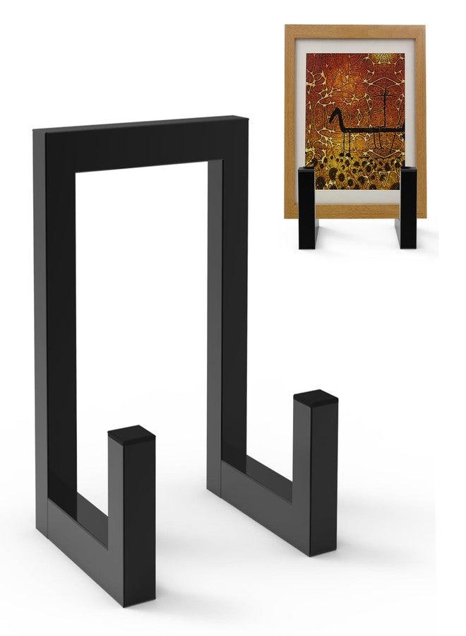 حامل عرض أسطوانات الفينيل المعدني من إستليز، حامل عرض كبير للأطباق المعدنية، حامل عرض للأعمال الفنية، حامل إطار صور مزخرف لإطارات الصور والأطباق والصحون وحامل الصور والكتب - Image 1